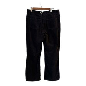 Woman’s LL Bean Black Velveteen Corduroy Pants size 12